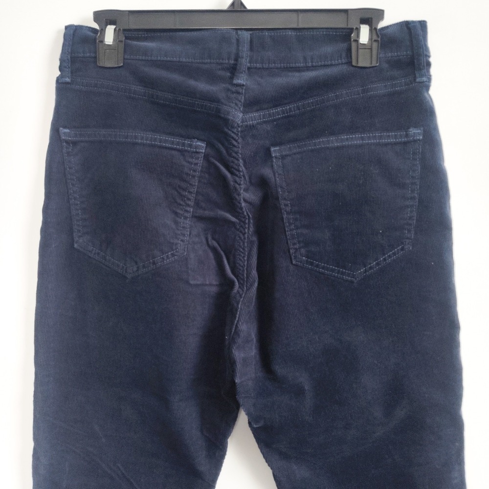 New Gap Pants Size 10 Corduroy Blue Vintage Slim High Rise Preppy Warm Apres Ski - Picture 5 of 7